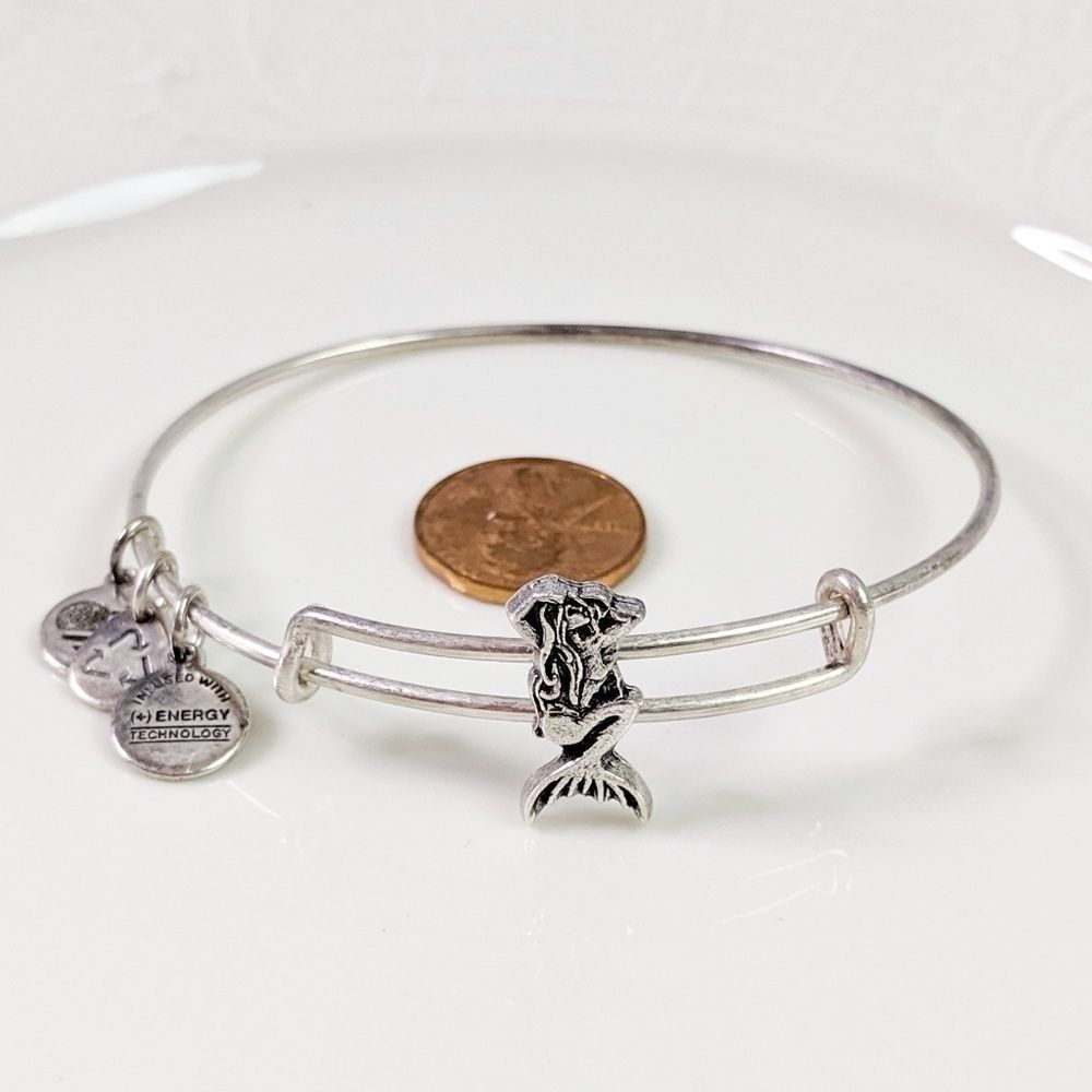 Alex and Ani Silver  Mermaid Slider Bracelet